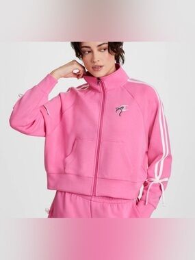 Viral Champion In The Stands Full Zip Bow Jacket -Pink
